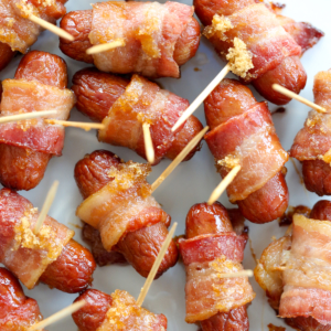 Bacon Wrapped Sausages