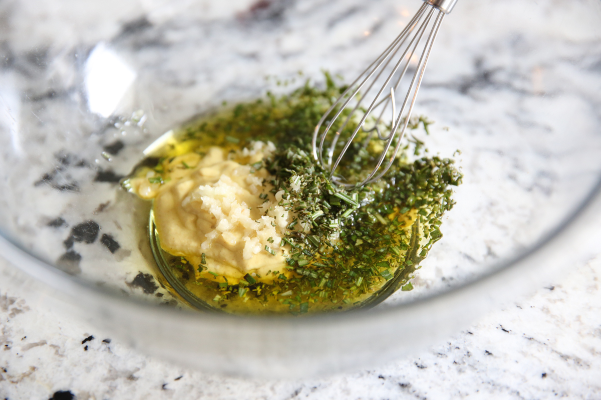 marinade ingredients in a bowl