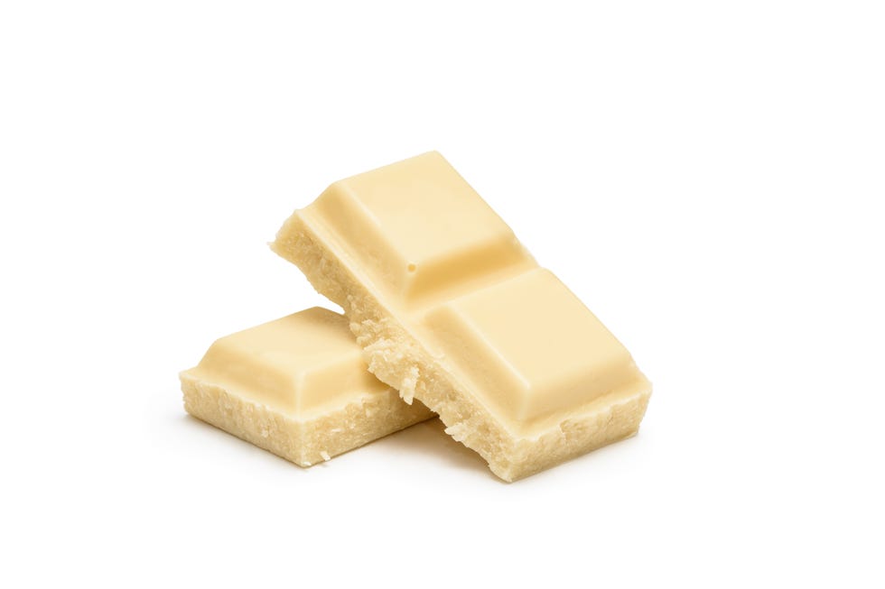 white chocolate pieces