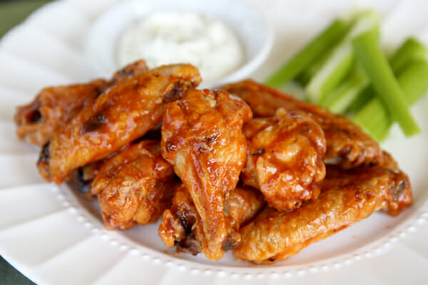 Oven Fried Crispy Glazed Chicken Wings