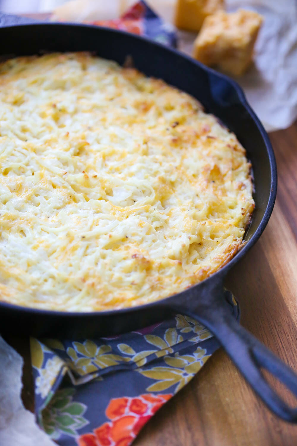 Cheesy Funeral Potatoes Up Close