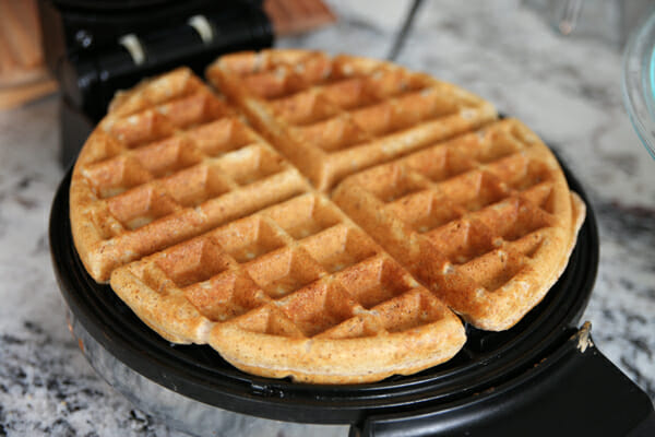 Cooked Whole Grain Waffle