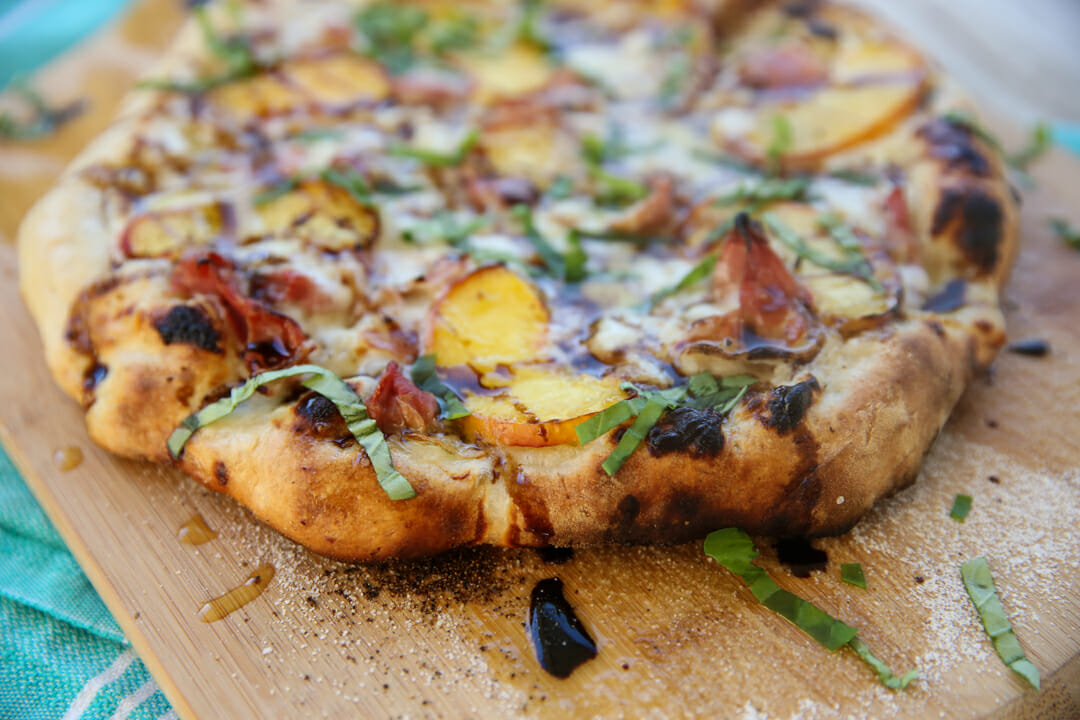 Peach-Prosciutto Pizza – Our Finest Bites